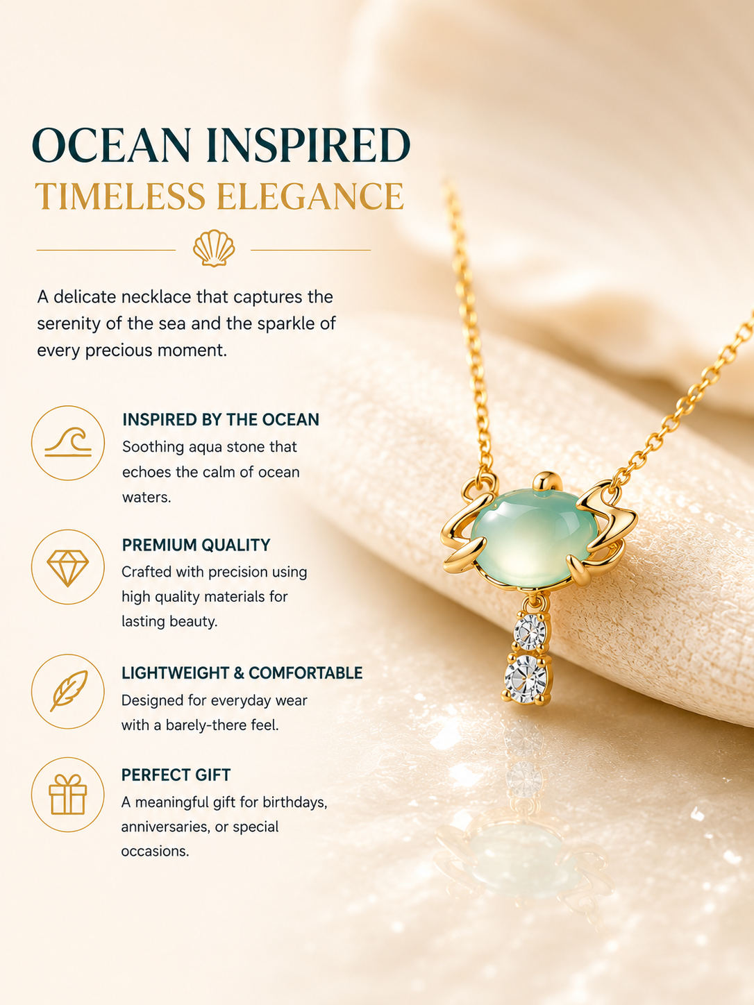 Sea Mist Glow Necklace
