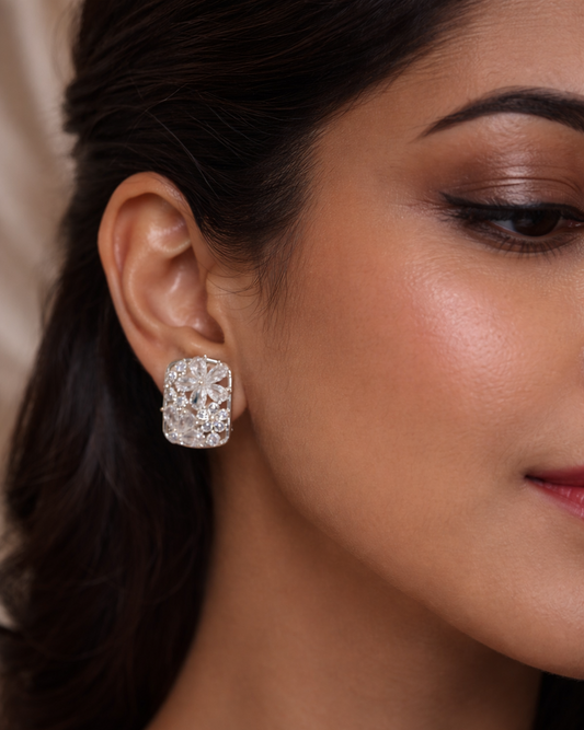 Bloom Square Studs