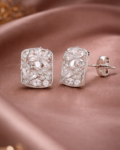 Bloom Square Studs