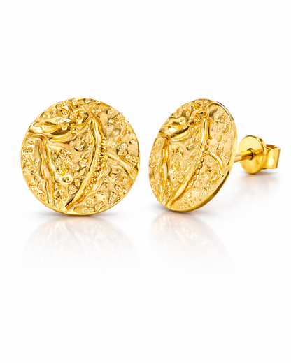 Golden Hammered Studs