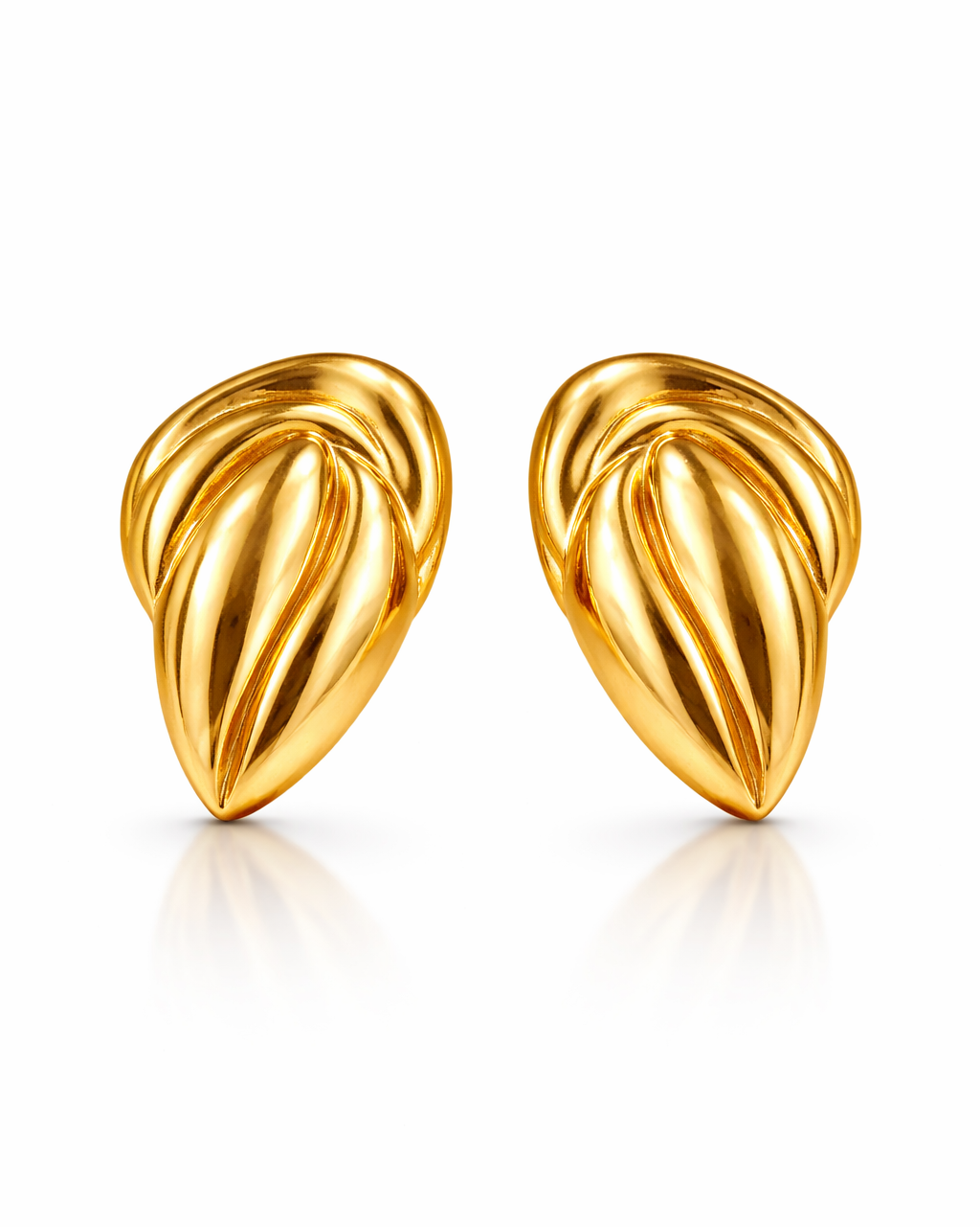 Golden Petal Swirl