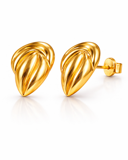 Golden Petal Swirl