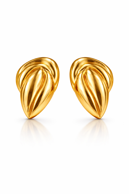 Golden Petal Swirl