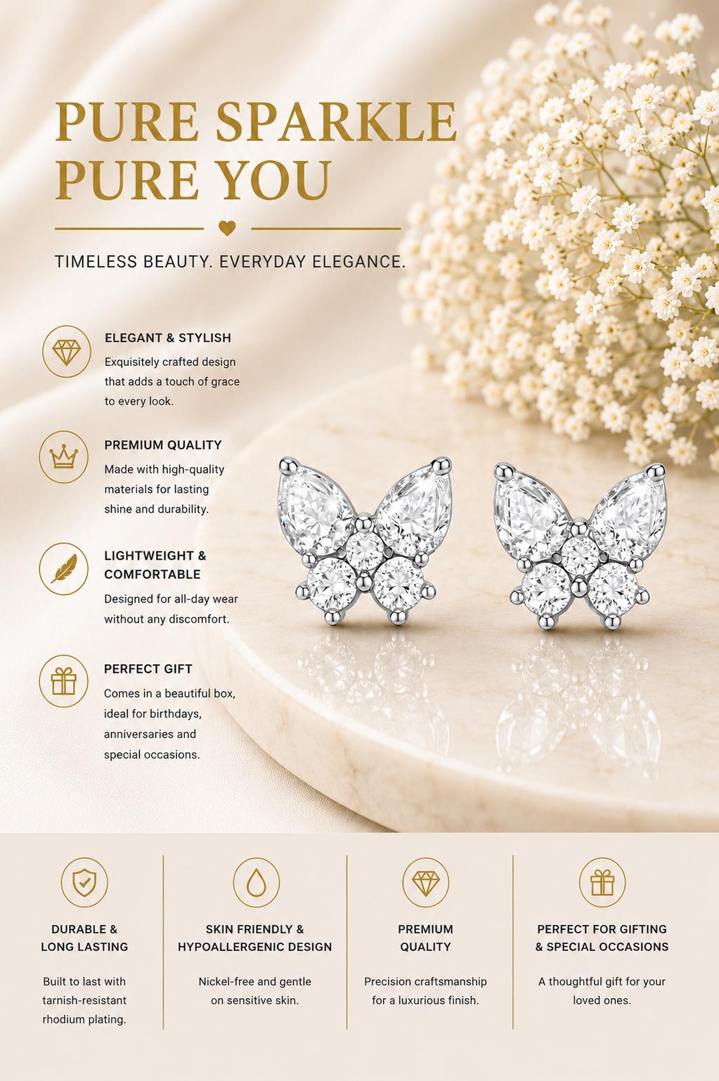 Butterfly Studs