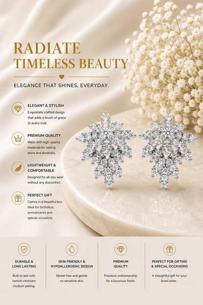 Crystal Frost Earrings