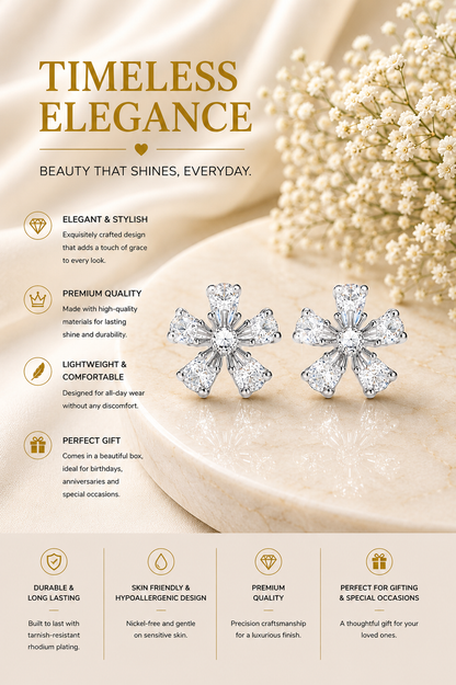Star Flower studs