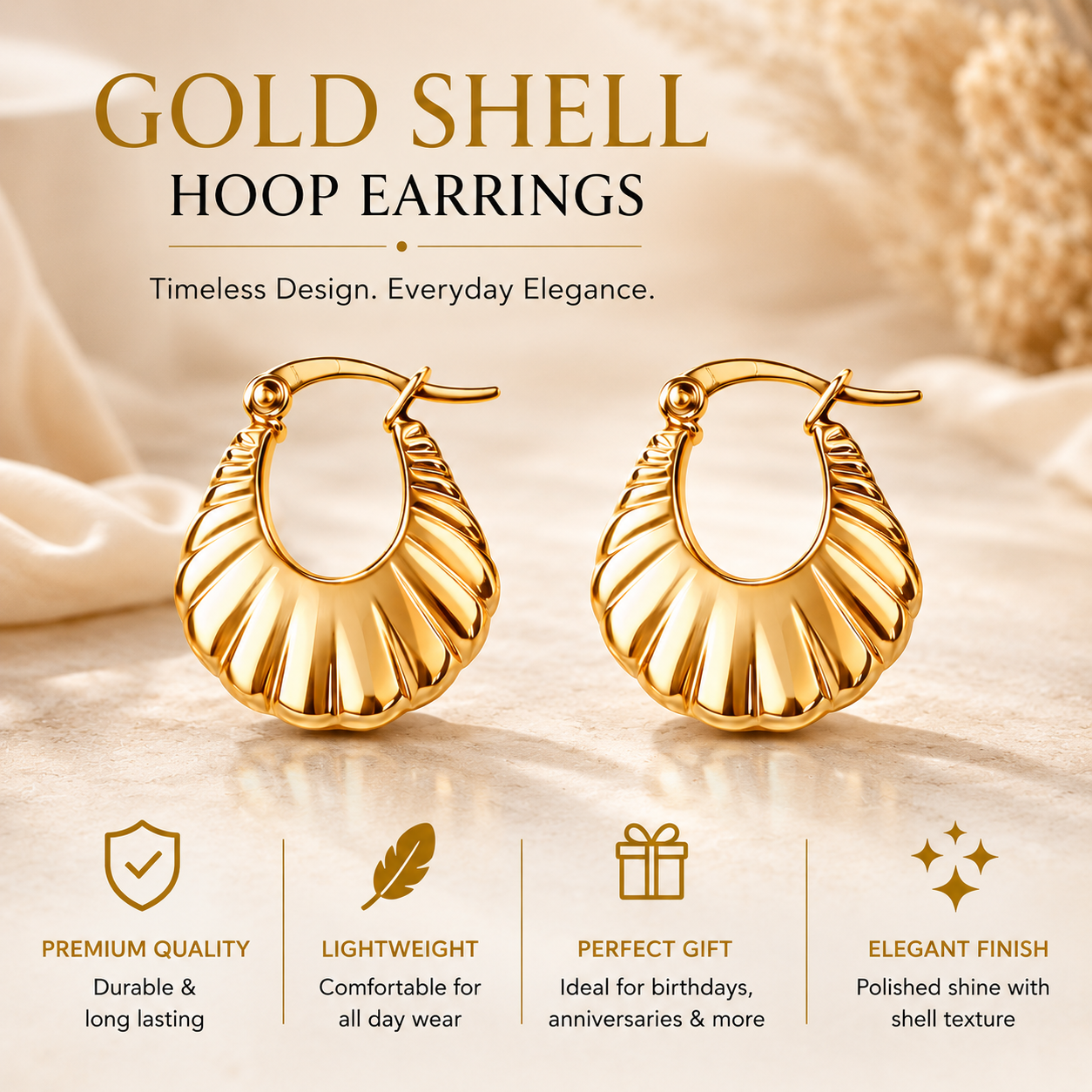Sun Kissed Hoops