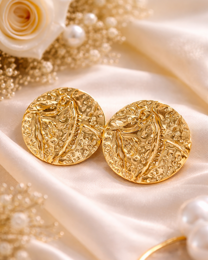 Golden Hammered Studs
