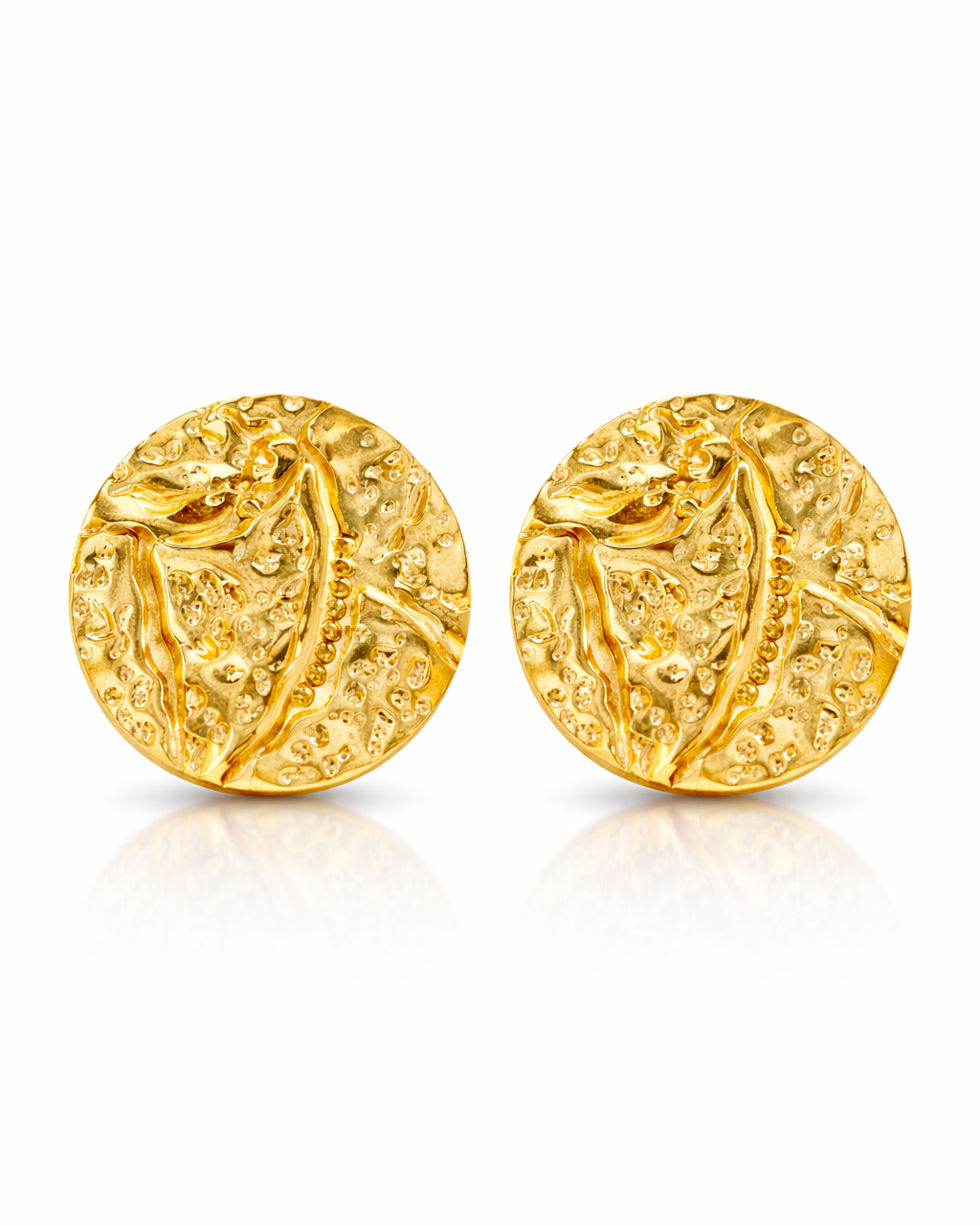 Golden Hammered Studs