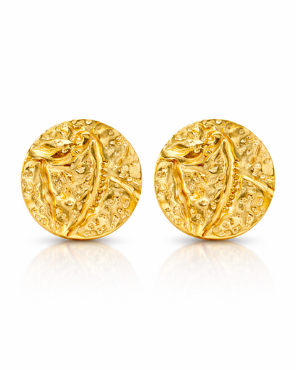 Golden Hammered Studs
