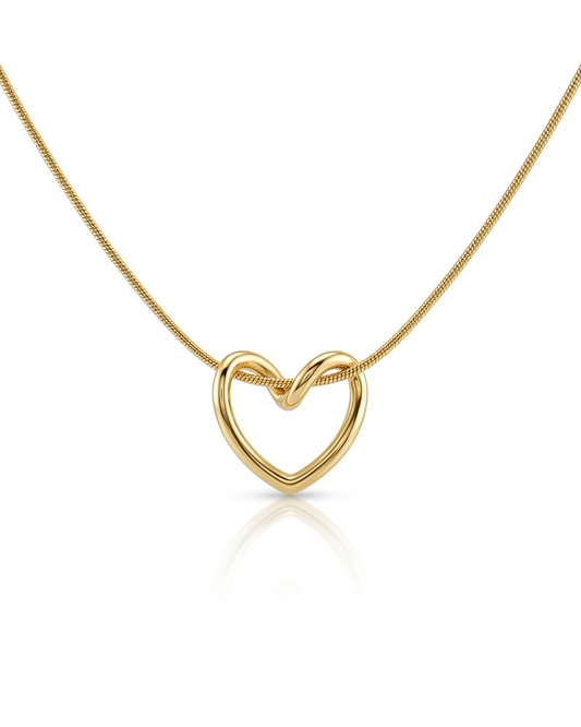 Golden Heart Necklace