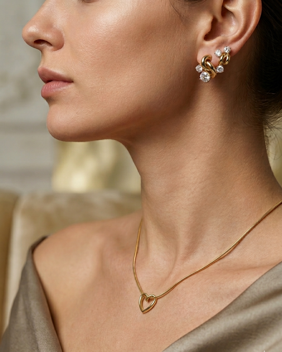 Golden Heart Necklace
