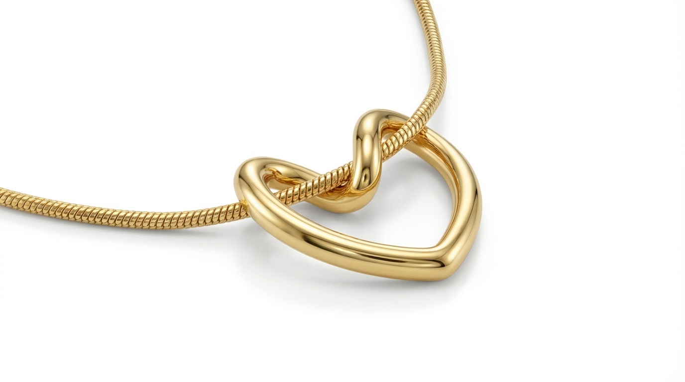 Golden Heart Necklace