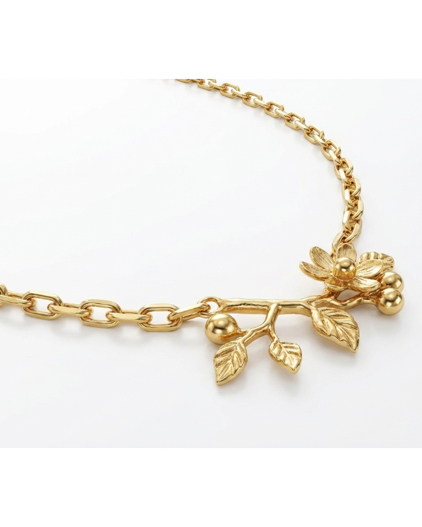 Golden Leaflet Necklace