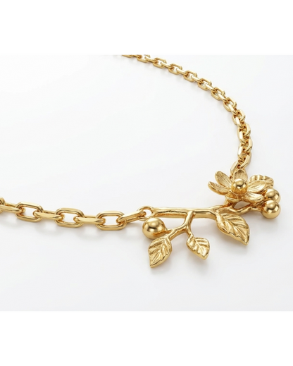 Golden Leaflet Necklace