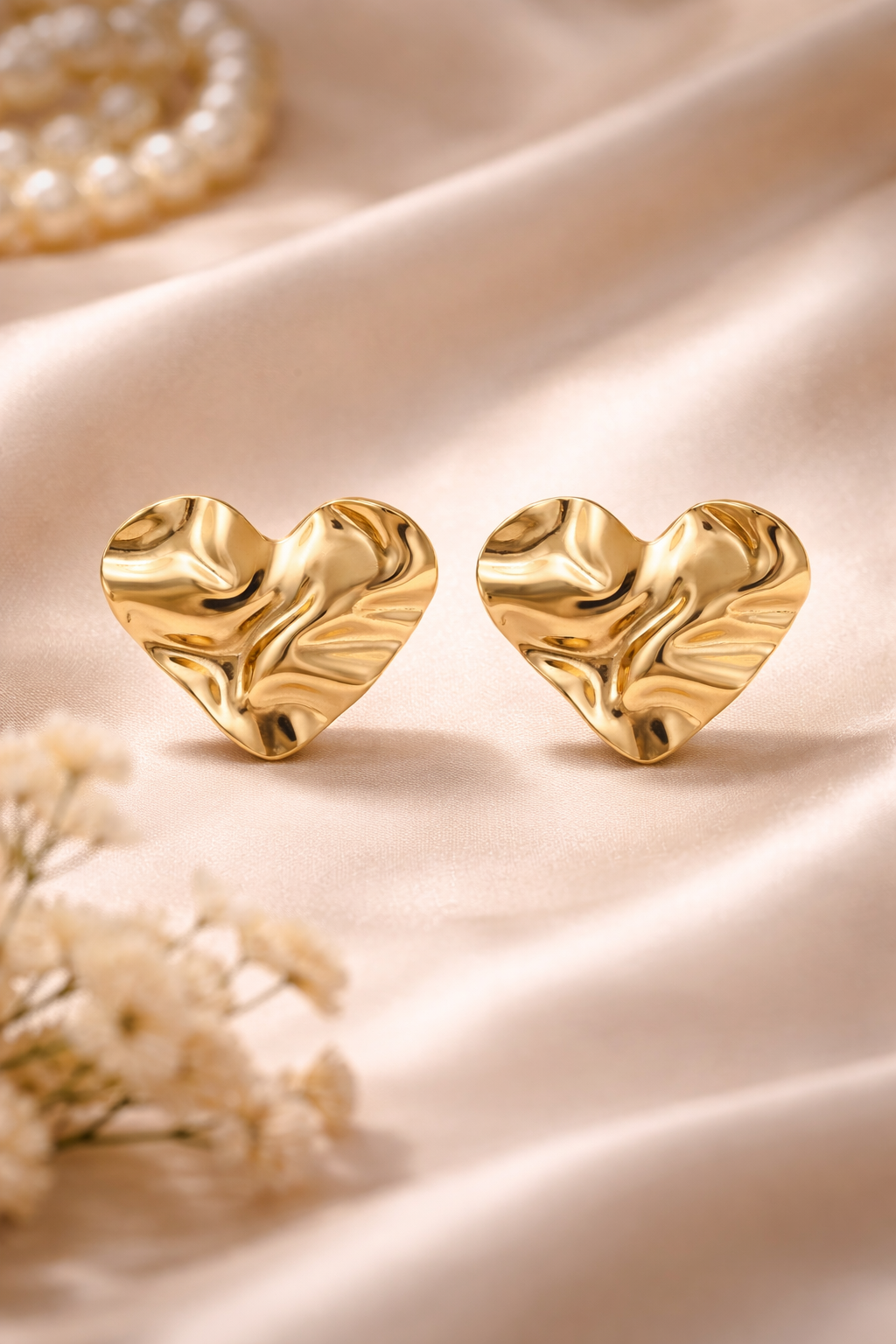 Golden Ripple Heart