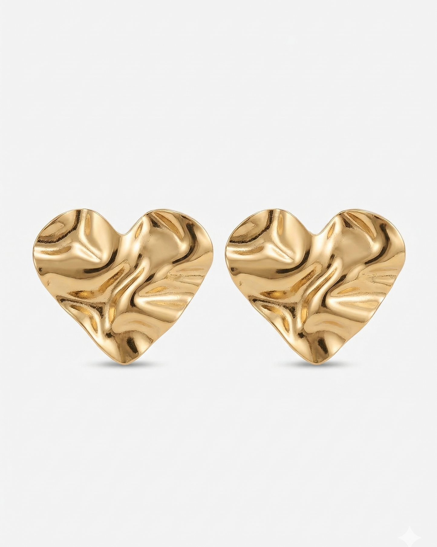 Golden Ripple Heart