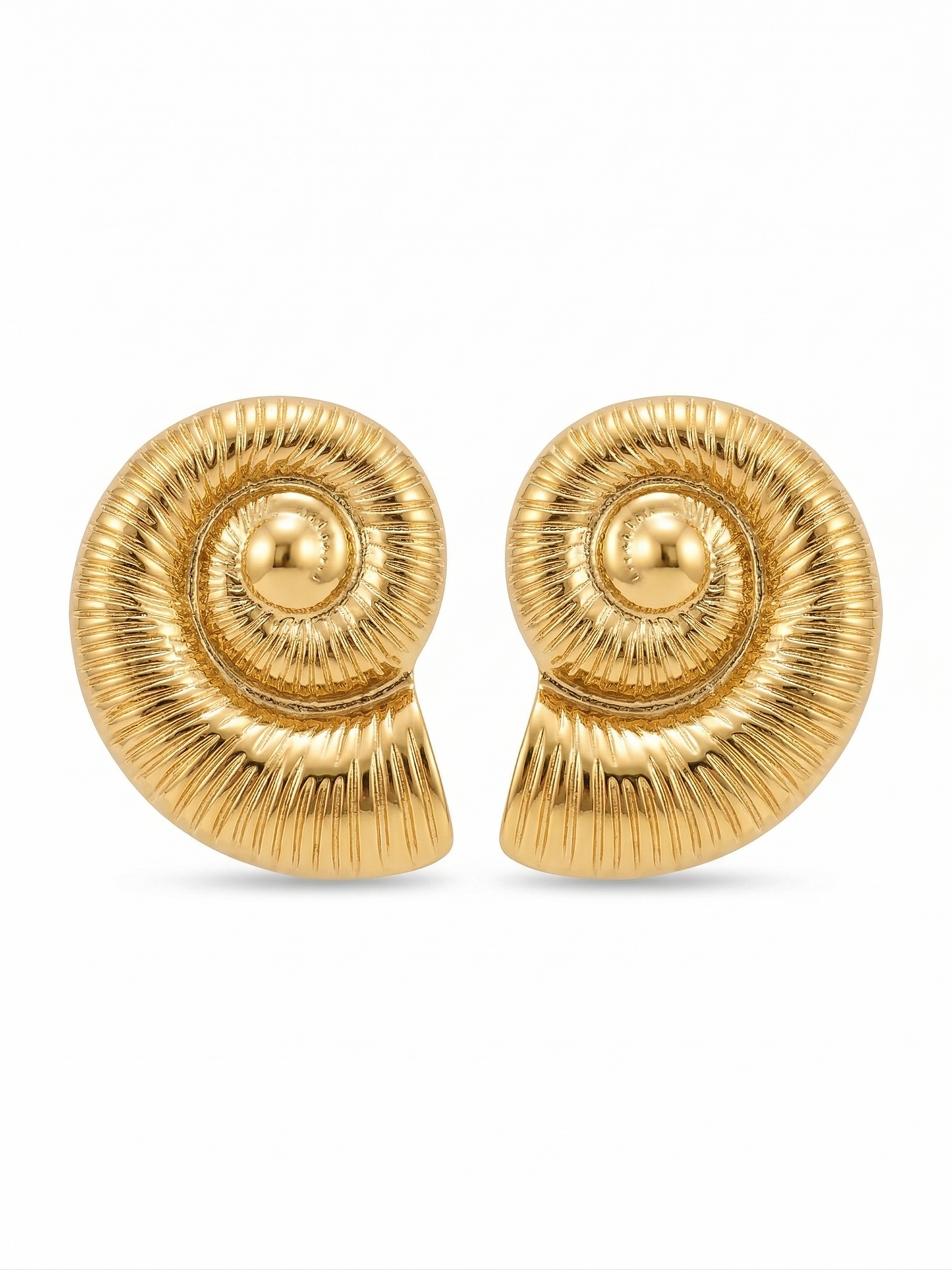 Golden sea Shell Earrings