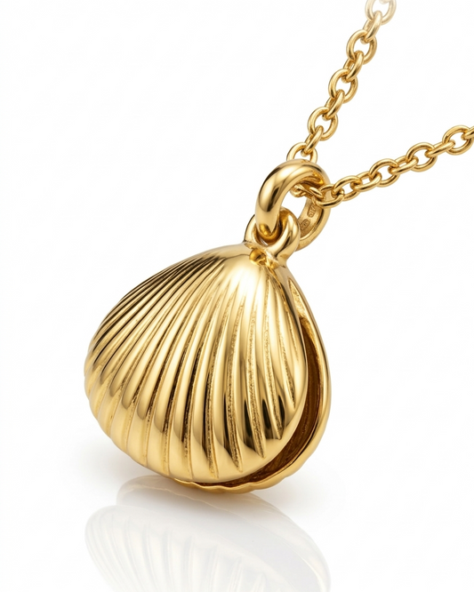 Golden shell Necklace
