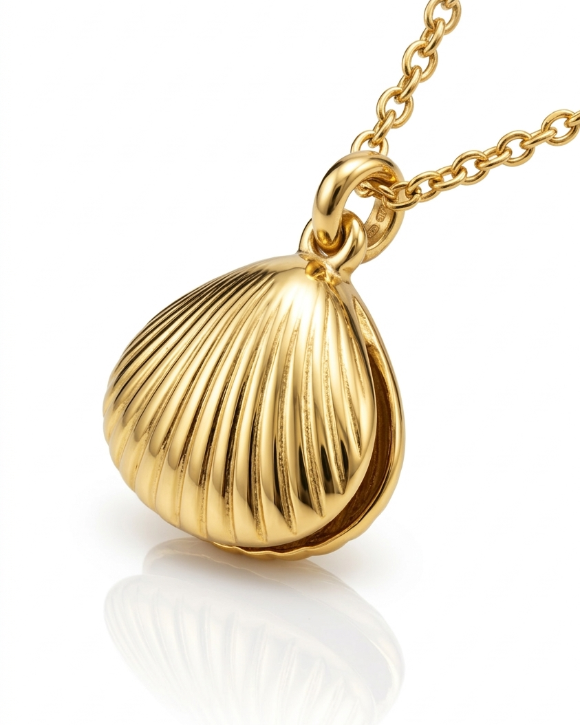 Golden shell Necklace
