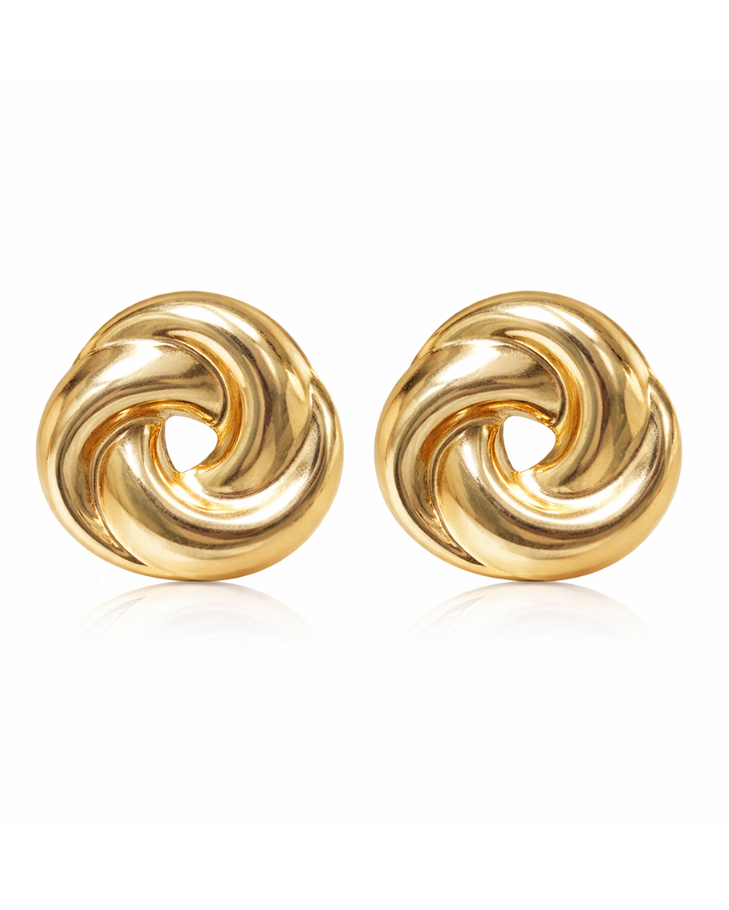 Golden Spiral Earrings