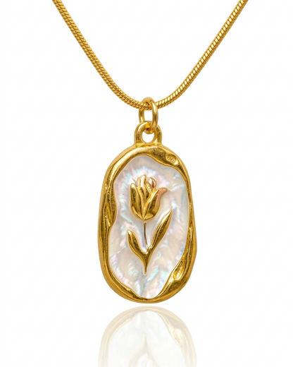 Ivory Leaf Necklace