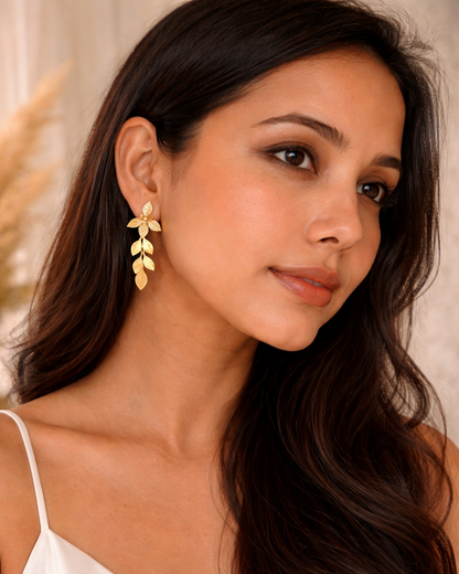 Leaf Glow Earrings