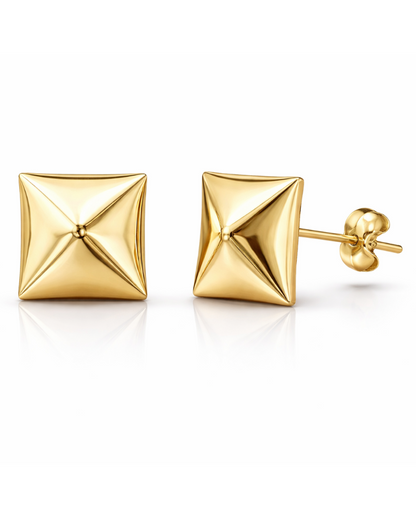 Luxe Pyramid Earrings