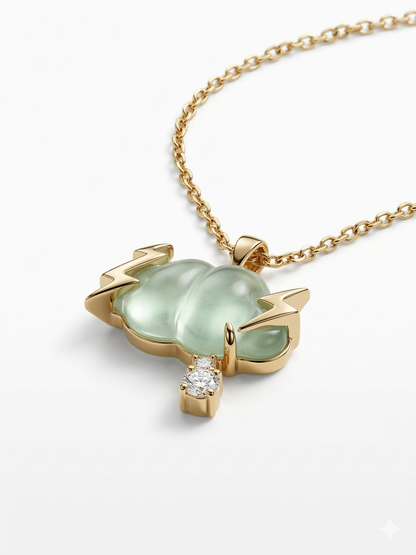 Sea Mist Glow  Necklace