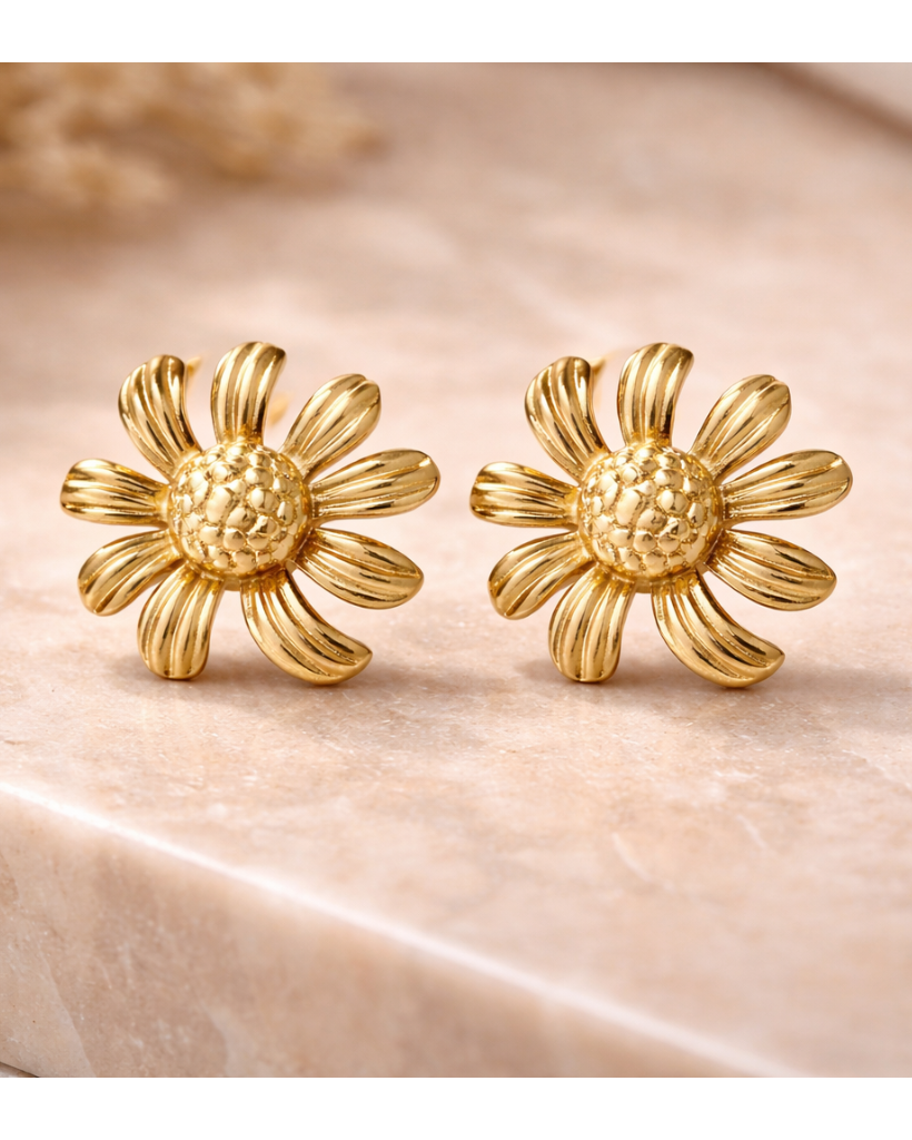 Sunburst Bloom Studs