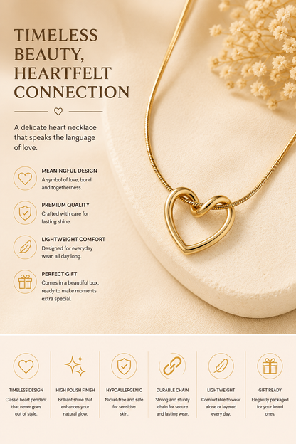 Golden Heart Necklace